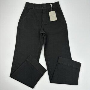 Everlane‎ Women’s NWT Black The Straight-Leg 2 Denim Minimalist Pant 0/W26/L26